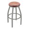 Holland Bar Stool Co 30" Swivel Bar Stool, Nickel Finish, Med Maple Seat 80230ANMedMpl - alternate 1